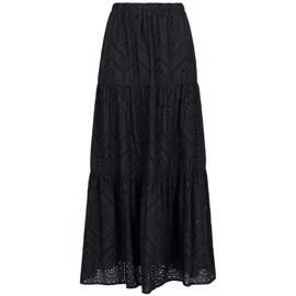 Rana Embroidery Skirt Black