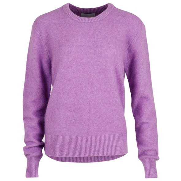 Dina knit purple melange