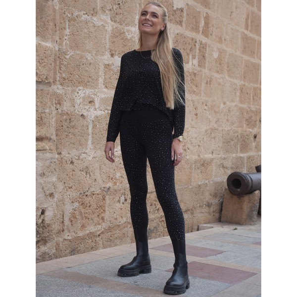 ALMA LEGGINGS BLACK SIMILI