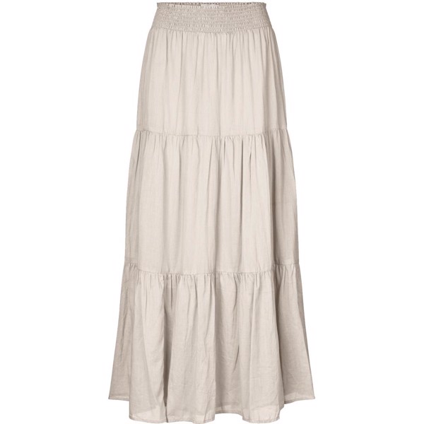 DiamondLL Maxi Skirt Creme