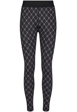 Printed Leggings Black Sand