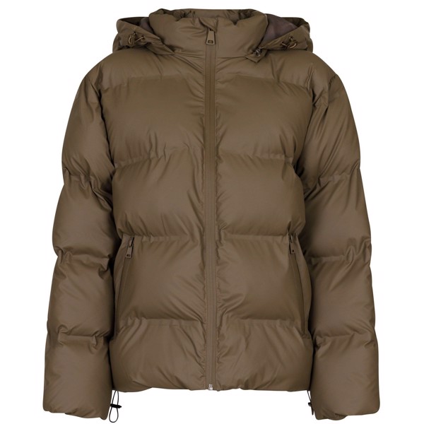 Fox C Puffer Jacket Dark Taupe