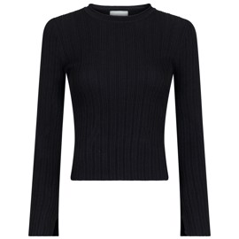 Selina Knit blouse Black