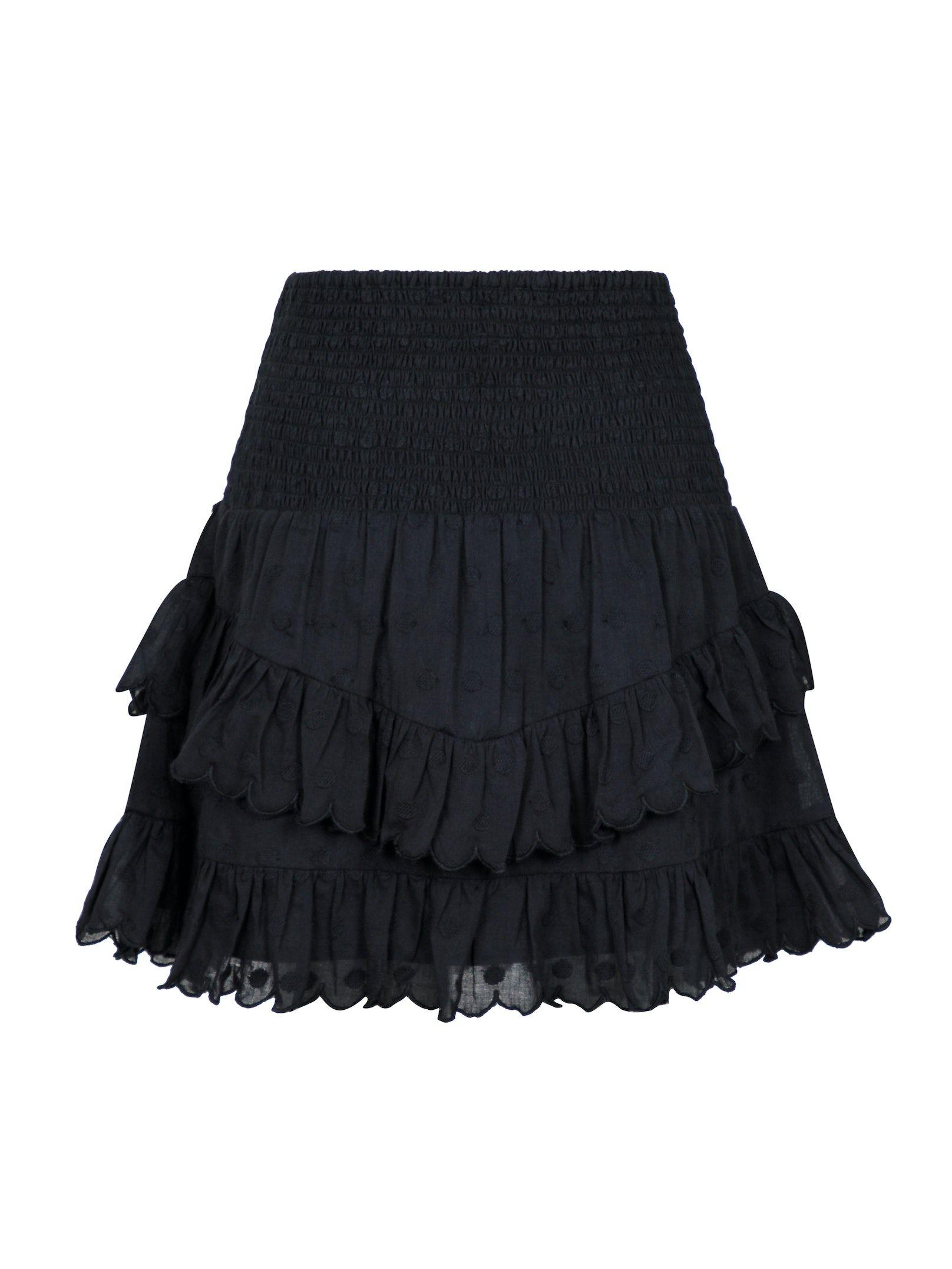 Neo - Gimie Dot Skirt Black