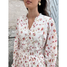 Daffodil Embroidery Dress