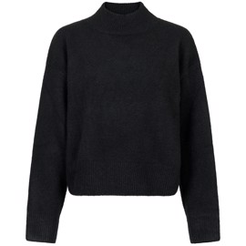 Paulina Knit Blouse Black