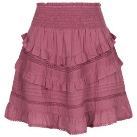 Donna S Voile Skirt Evening Rose