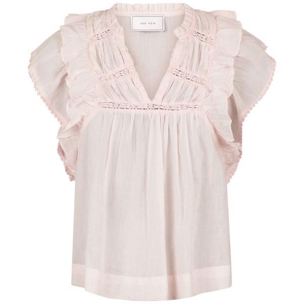 Jayla S Voile Top Light Pink