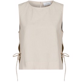 Svetlana linen Top Sand