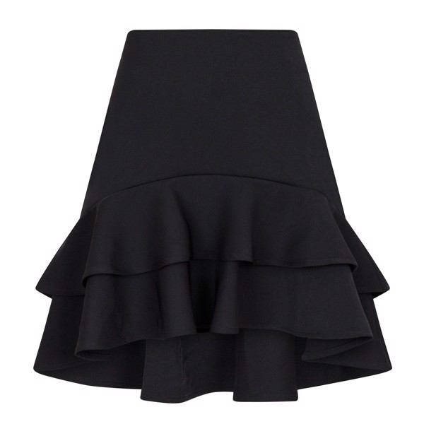 Kacie Woven Skirt Black