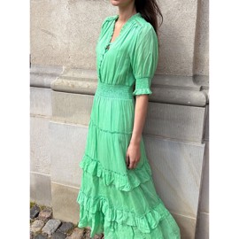 Sophie S Voile Dress Apple Green