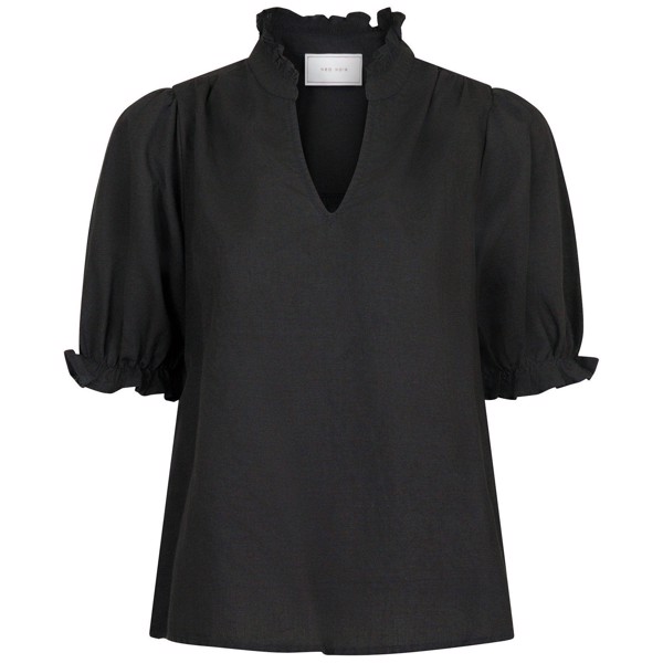 Odesa Linen Blouse Black