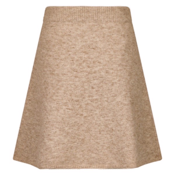 Gisa Knit Skirt Sand Melange