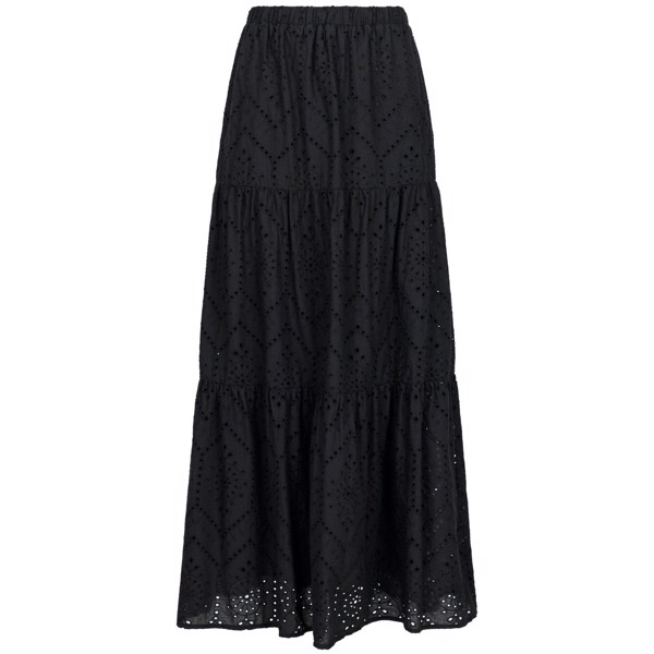 Rana Embroidery Skirt Black