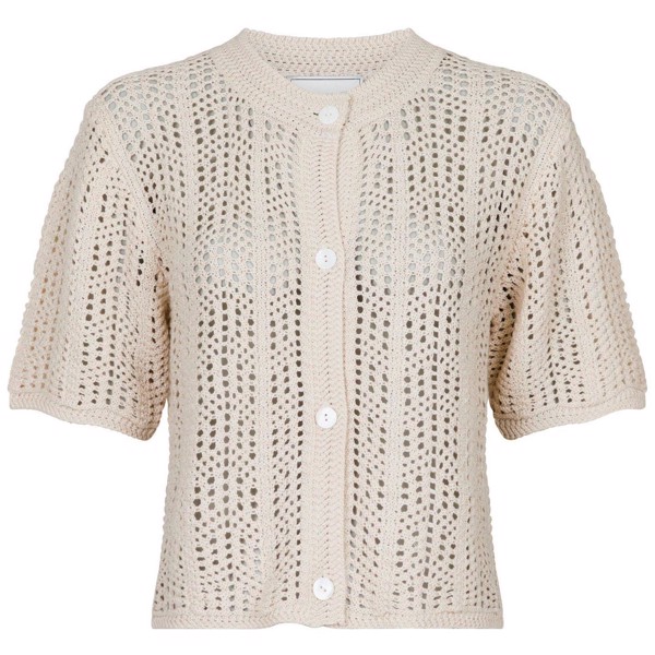 Ellen Crochet Knit Cardigan