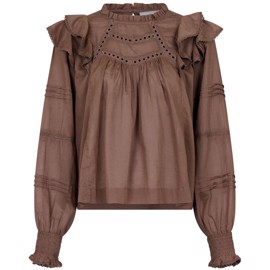 Simkie S Voile Blouse Light Brown