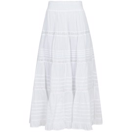 Felicia S Voile Skirt White