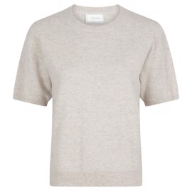 Missy Knit Tee Sand Melange