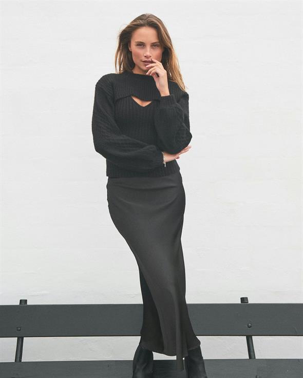 Bonita Bolero Knit Blouse