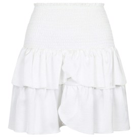 Carin Heavy Sateen Skirt White