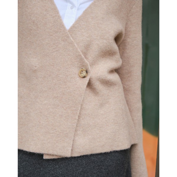 Marie Louise Knit Cardigan Sand