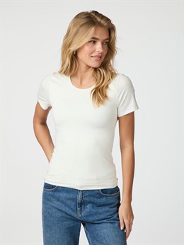 Verna Jersey Tee Off White