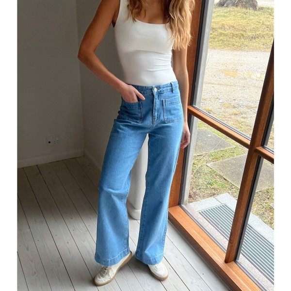 Fabiana D Pants Light Blue