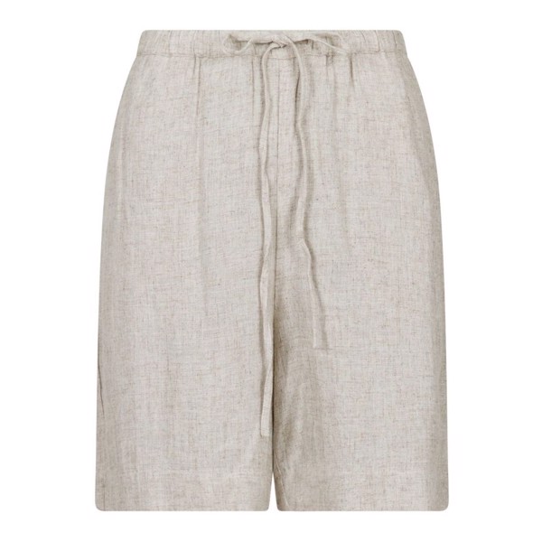 Santo Soft Linen Shorts Natural 