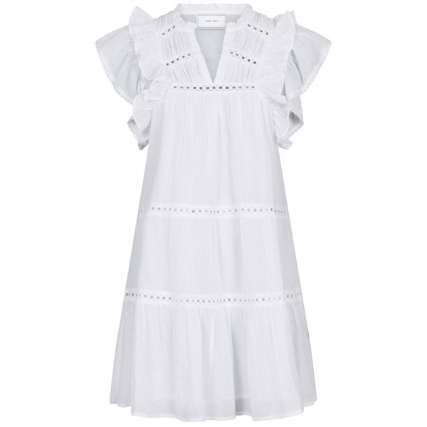 Jamma S Voile Dress White