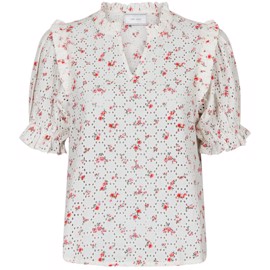  Rosalie Embroidery Rose Blouse