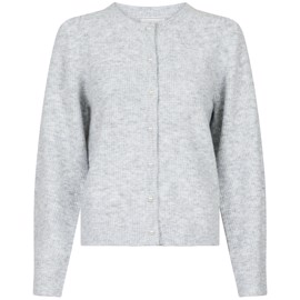 Nuna Knit Cardigan Light Grey Melange