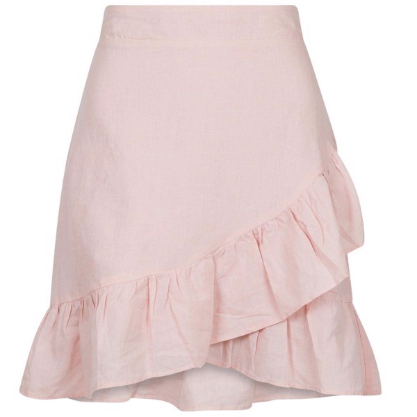 Bekka Linen Skirt Rose Smoke