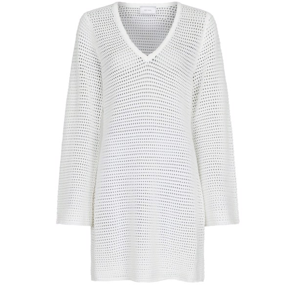  Jeanett Crochet Dress Off White