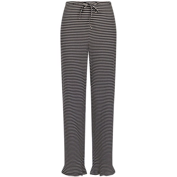 Geri Stripe Pants Black