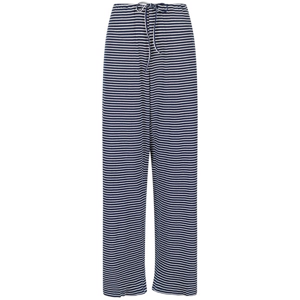 Geri Stripe Pants Dark Navy