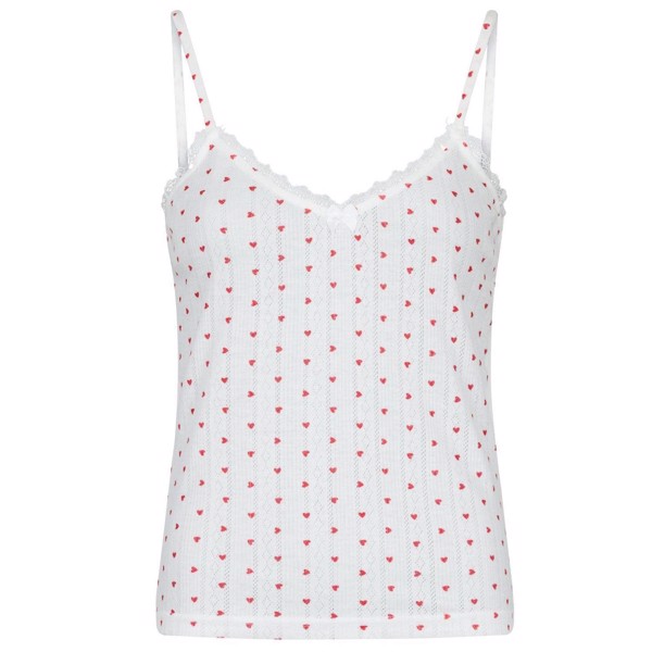 Lindsay Pointelle Heart Top