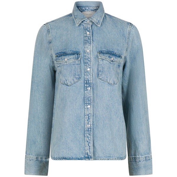 Roger Denim Shirt Smoke Blue