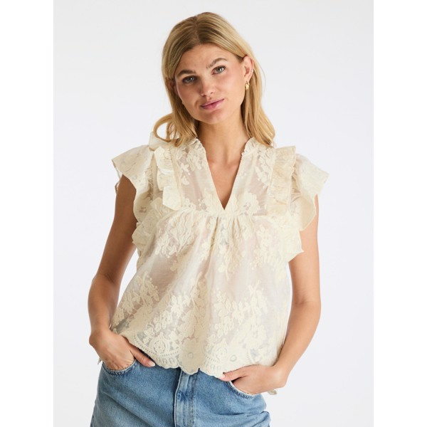 Jayla Big Embroidery Top