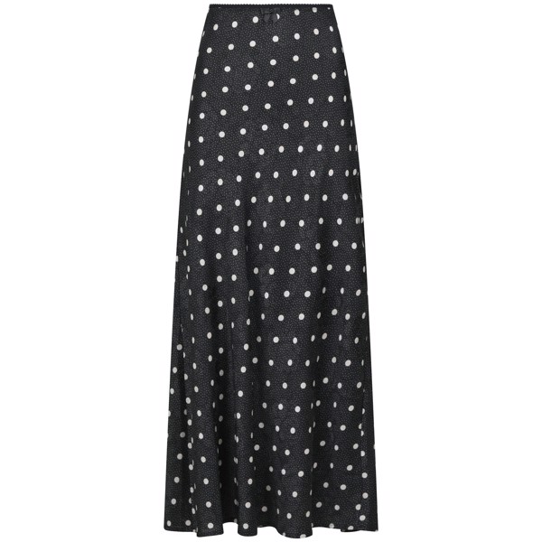 Lola Retro Dot Long Skirt