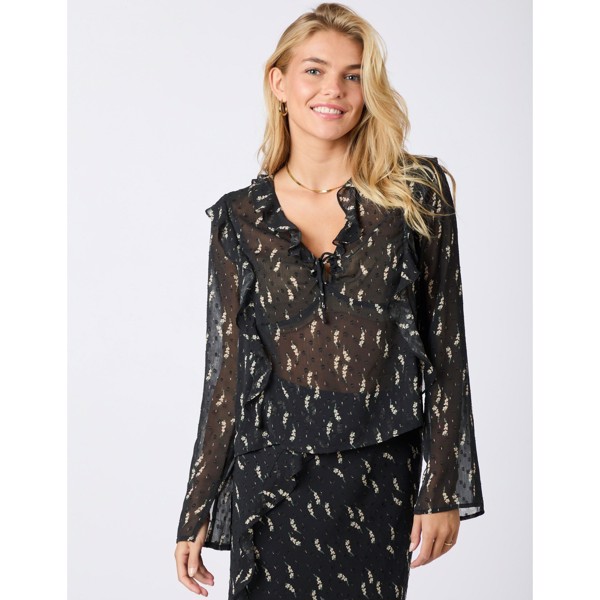 Carola Flower Branch Blouse