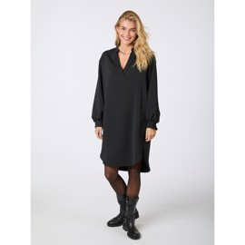 Lexia Crepe Dress Black