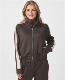 Vera Track Suit Blouse Dark Brown