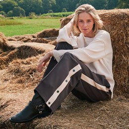 Puggy Track Suit Pants Dark Brown