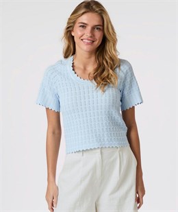 Meiko Solid Knit Blouse