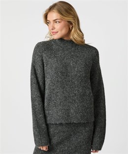 Paulina Fluffy Knit Blouse