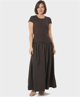 Tuscany Dress - Chocolate Brown