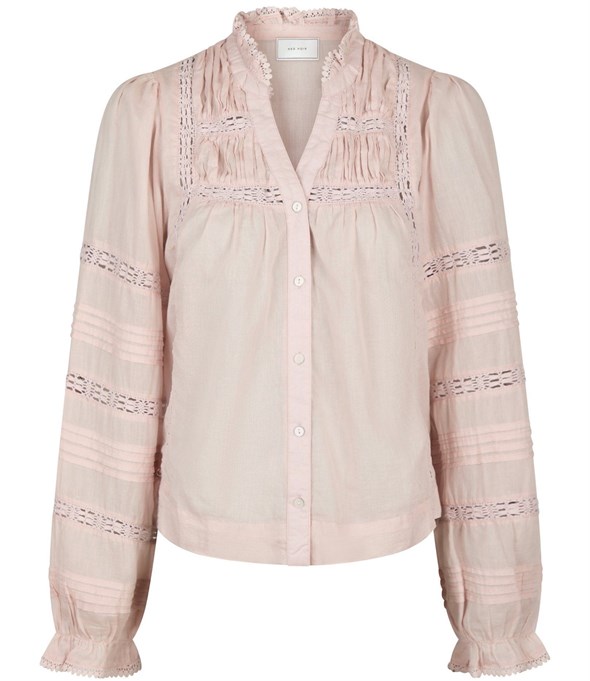 Lyla S Voile Blouse Dusty Rose