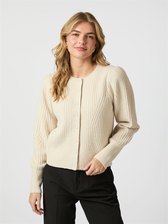 Puli Knit cardigan Ivory