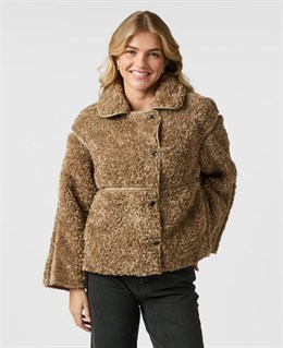 Castor Faux Fur Jacket