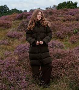 Lucette Puffer Jacket Dark Brown